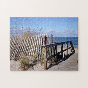 Beach off-season jigsaw puzzle