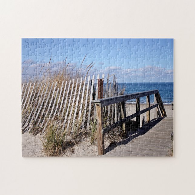 Beach off-season jigsaw puzzle (Horizontal)