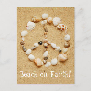 Beach On Earth Postcard