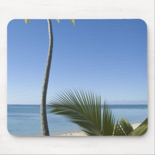 Beach on mainland Aitutaki, Cook Islands Mouse Pad