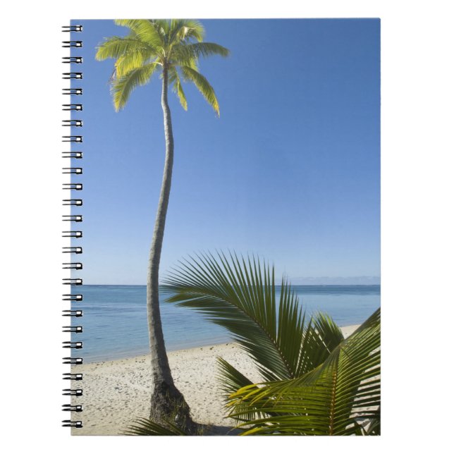 Beach on mainland Aitutaki, Cook Islands Notebook (Front)