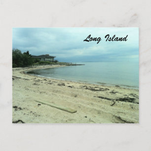 Beach On Shelter Island, NY Postcard