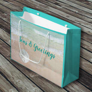 Beach Ornaments Seas n Greetings Large Gift Bag
