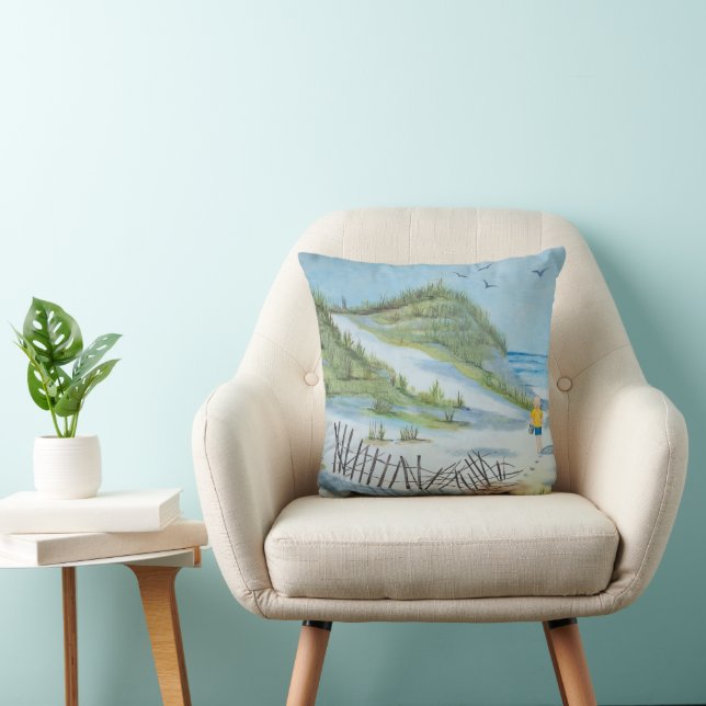 Beach Painting Cushion (Chair)