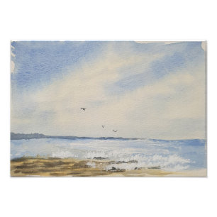 Beach Painting  Photo Print