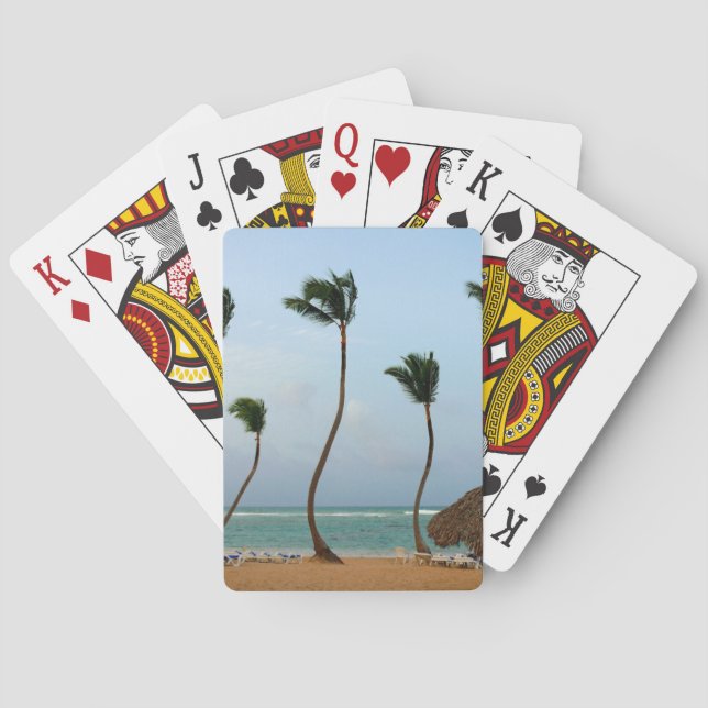 Beach Palm Playing Cards (Back)