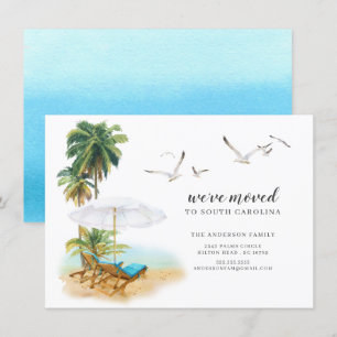 Beach Palm Tree Moving Announcement