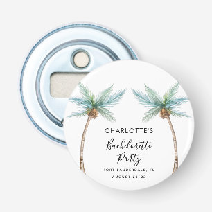 Beach Palm Trees Bachelorette Party Swag Bottle Opener