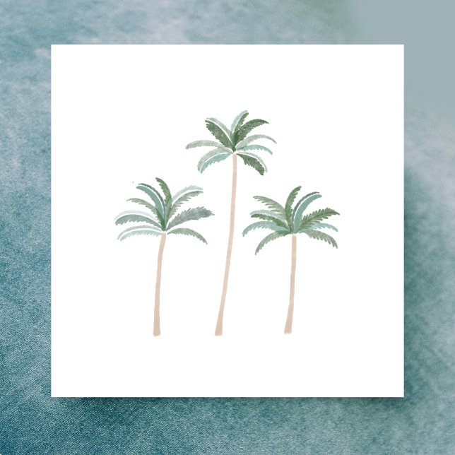 Beach Palm Trees Card (Creator Uploaded)