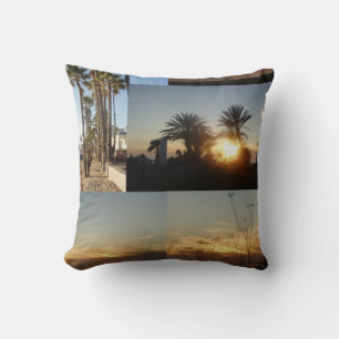 Beach Palms At Sunset Cushion