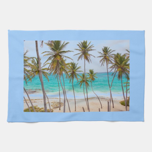 Beach Palms Tea Towel (Horizontal)