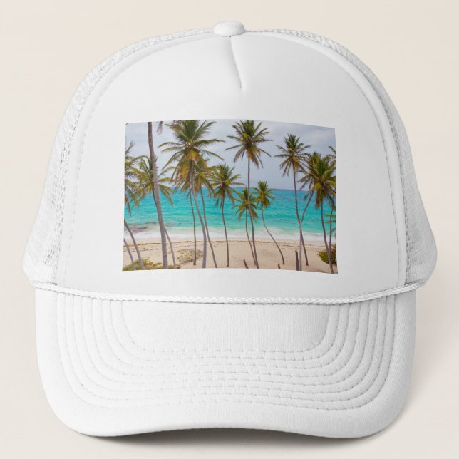 Beach Palms Trucker Hat (Front)