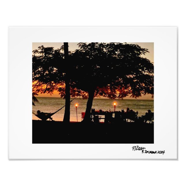 Beach Paradise. Photo Print (Front)