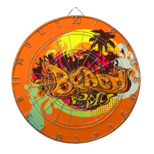 Beach Party Dartboard