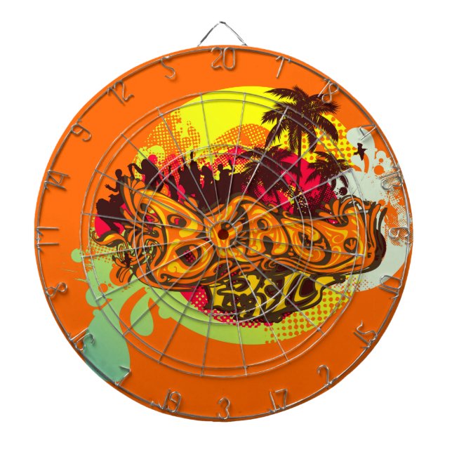 Beach Party Dartboard (Front)