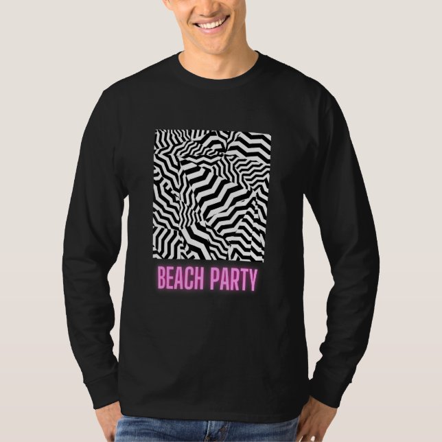 Beach Party Fun Time Vacation Summer T-Shirt (Front)