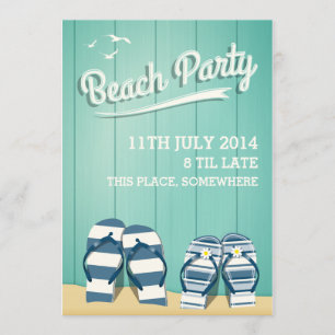 Beach Party Invitation