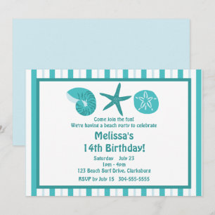 Beach Party Invitation