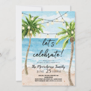 Beach Party Invitation