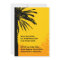 Beach party invitations with palm sunset