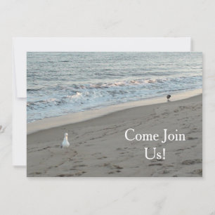 Beach Party Invittation can be Personalised Invitation
