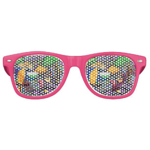 Beach Party Parrot Retro Sunglasses