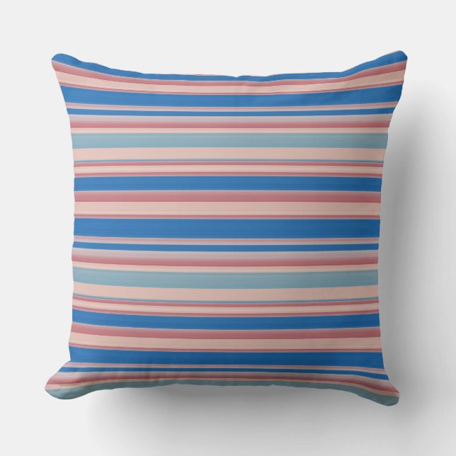 Beach Party Stripes 01 Cushion (Front)