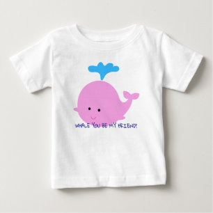 Beach Party T-shirt, Pink Whale Graphic T-shirt