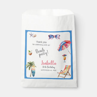 Beach Party Tropical Summer Favour Bag