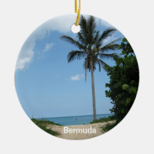 Beach Path, Bermuda Ceramic Ornament