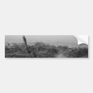 Beach path bumper sticker