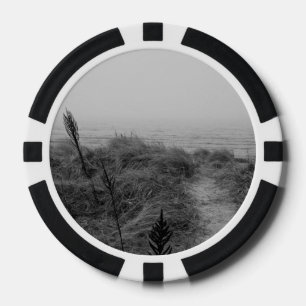 Beach path poker chips