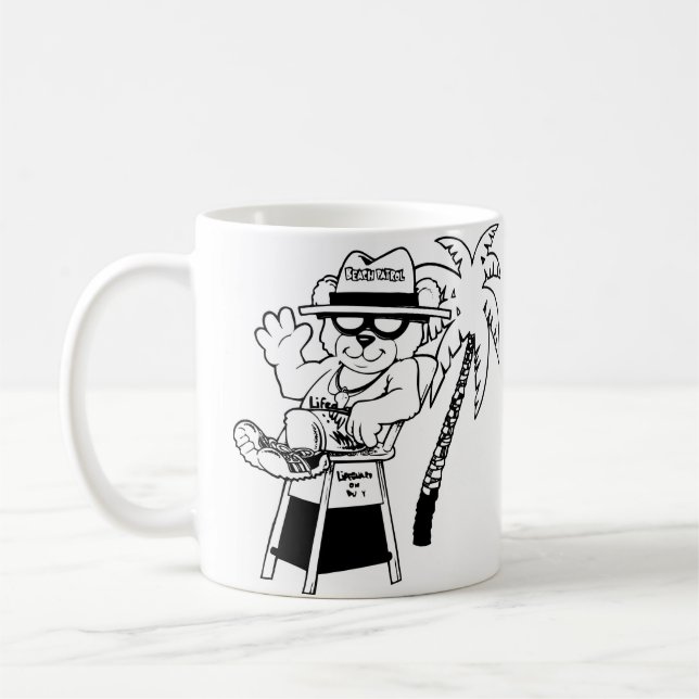 Beach Patrol Coffee Cup (Left)