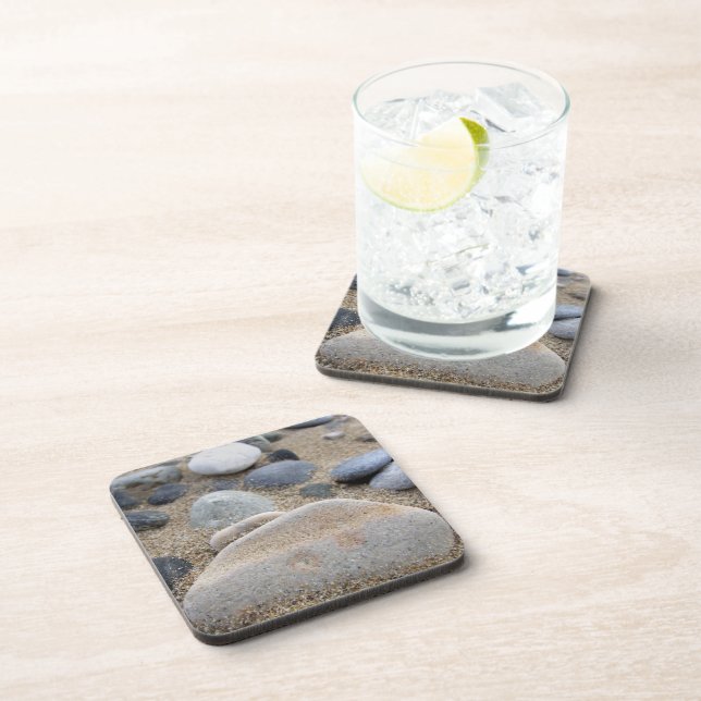 Beach Pebble Coasters (Right Side)