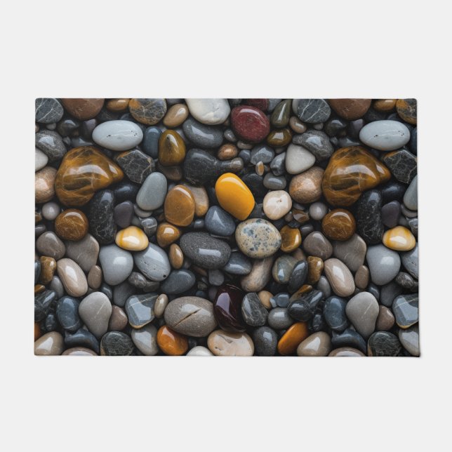 Beach Pebbles Doormat (Front)