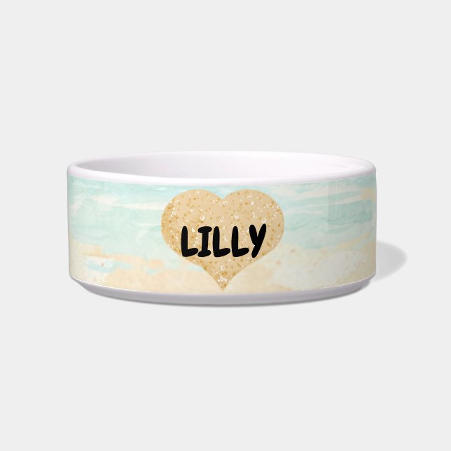 Beach Pet Water Food Bowl (Front)