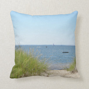 Beach photo cushion