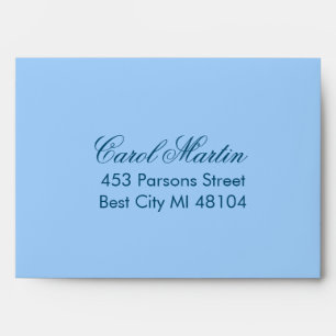 Beach Photo Destination-  Table Number Envelope