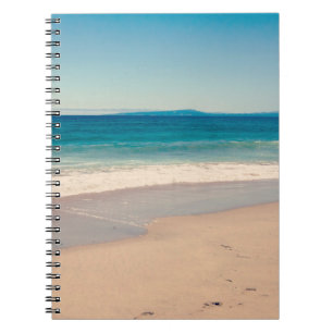 Beach Photo Ocean Blue Scenic Notebook