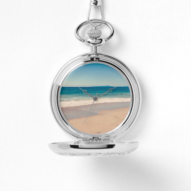 Beach Photo Ocean Blue Scenic Watch (Front)