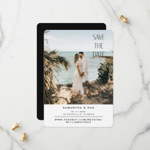 Beach Photo Wedding Save the Date