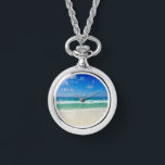 Beach Photography Take Me To the Sea Tropical Watch<br><div class="desc">A beautiful beach photograph taken in the ideal vacation destination of Destin,  Florida. The gorgeous green waters of Sandestin wash up to the sandy seashore underneath serene blue skies to make the perfect scenic vacation photo.</div>