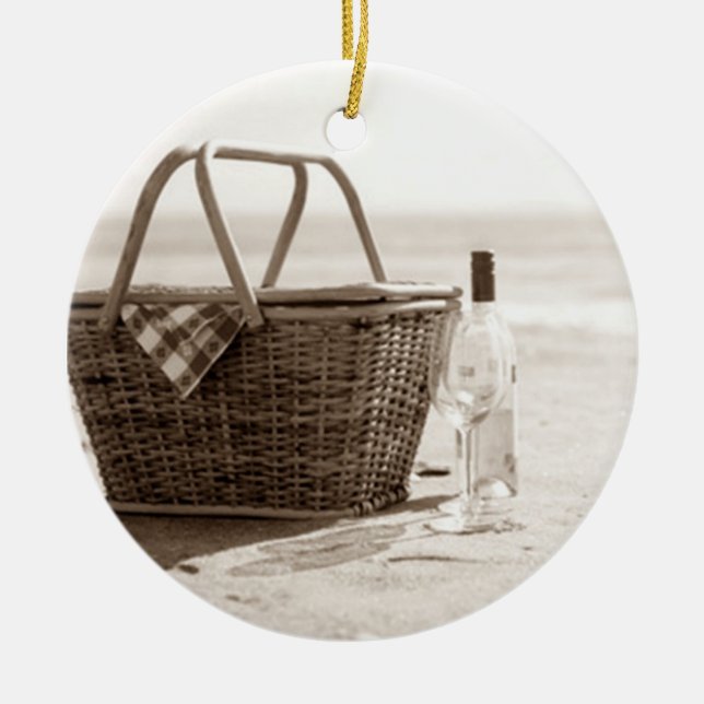 **BEACH PICNIC** CHRISTMAS ORNAMENT (Front)
