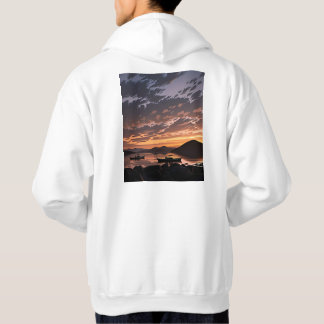Beach picture hood hoodie