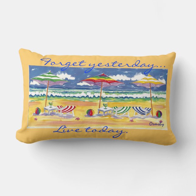 Beach -pillow lumbar cushion (Front)