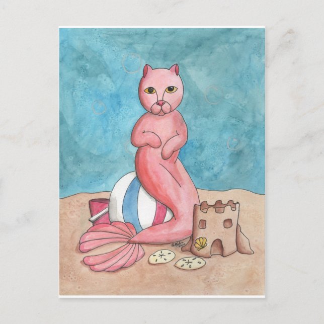 Beach Play Postcard (Front)