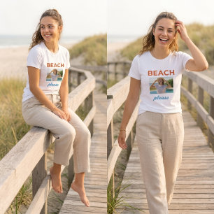 Beach Please Funny Summer Shirt  Tropical Beach