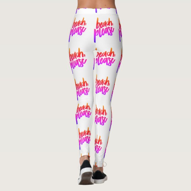 Beach Please Leggings (Back)