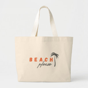 beach please. palm tree. Totes Bags