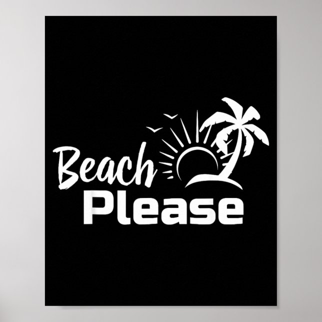 Beach Please Poster (Front)